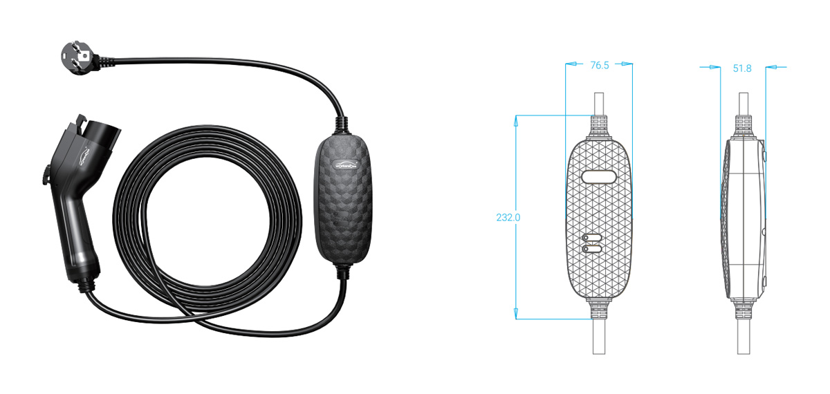 type1 portable ev charger