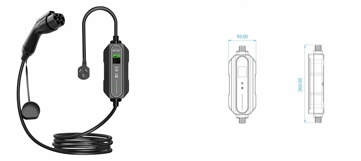 gb t ev charger portable ev charger