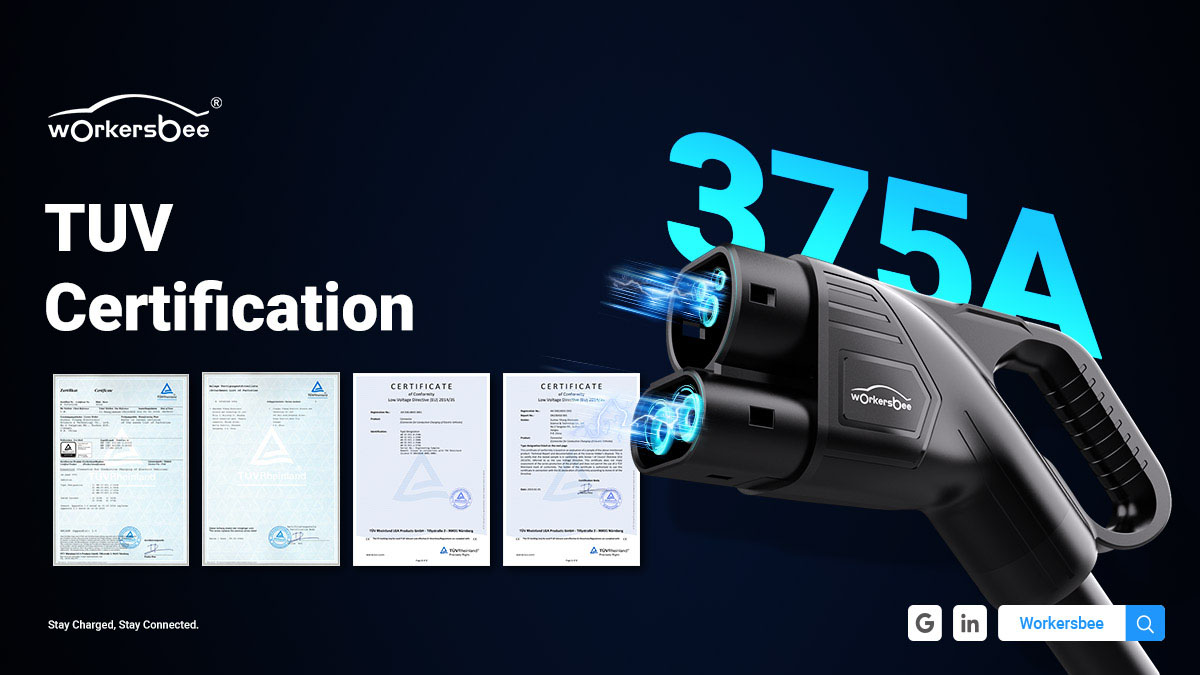 Big News！Workersbee CCS2 EV Charging Connector G1.1 GOT TUV Certificate