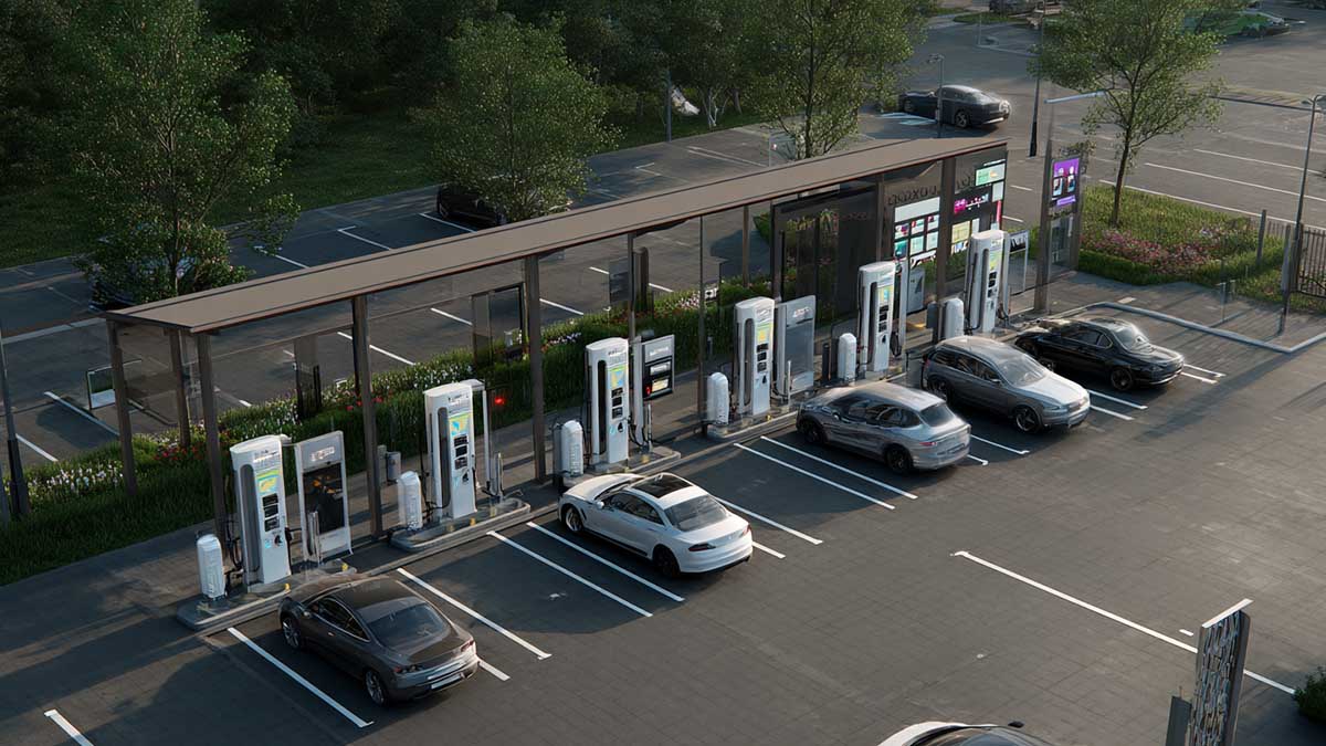 highway service area charging