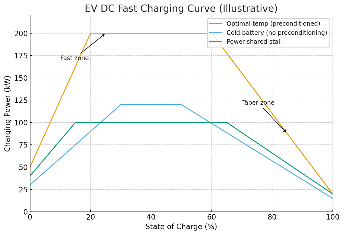 EV DC Fast Charging Curve